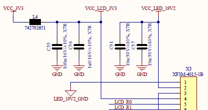 Schematic STM32F429 with Display and Touch